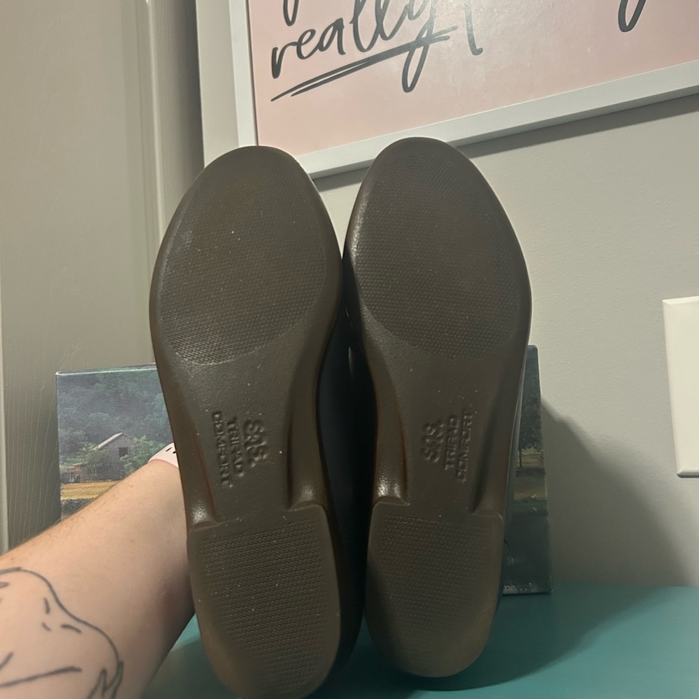 SAS Simplify Pearl Blue(Navy) Slip On Loafer Like New with Box Women’s Sz 7.5 Wd - Picture 8 of 8